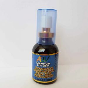 Mel e extrato de Própolis, sabores romã, gengibre e hortelã – Spray 35 ml (frasco) – ABV