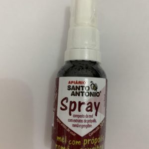 Spray Composto de Mel com Extrato de Própolis , Romã e Gengibre 30 ml (frasco) – Apiário Santo Antônio