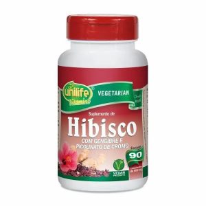 Hibisco ( Com Gengibre e Picolinato de Cromo ) – Unilife Vitamins