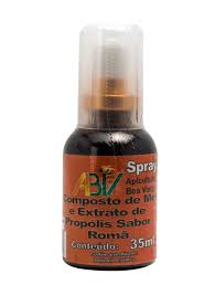 Mel e Extrato de Própolis, sabor Romã – Spray 35 ml (frasco) – ABV
