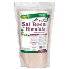 Sal Rosa do Himalaia ( Moído-Fino ) 1kilo – Unilife Vitamins